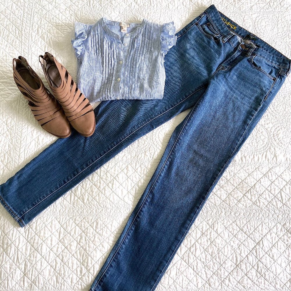 J. Crew Toothpick Jeans Skinny 26